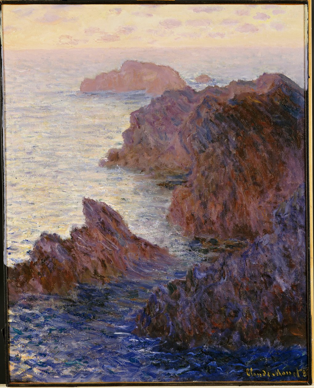 Point de Rochers, Port Goulphar by Claude Monet