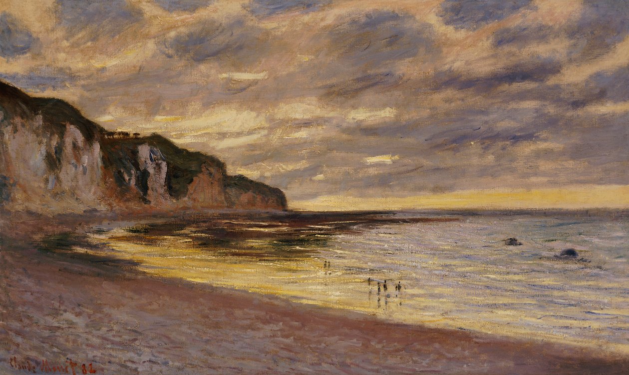 Pointe De Lailly, Maree Basse, 1882 by Claude Monet