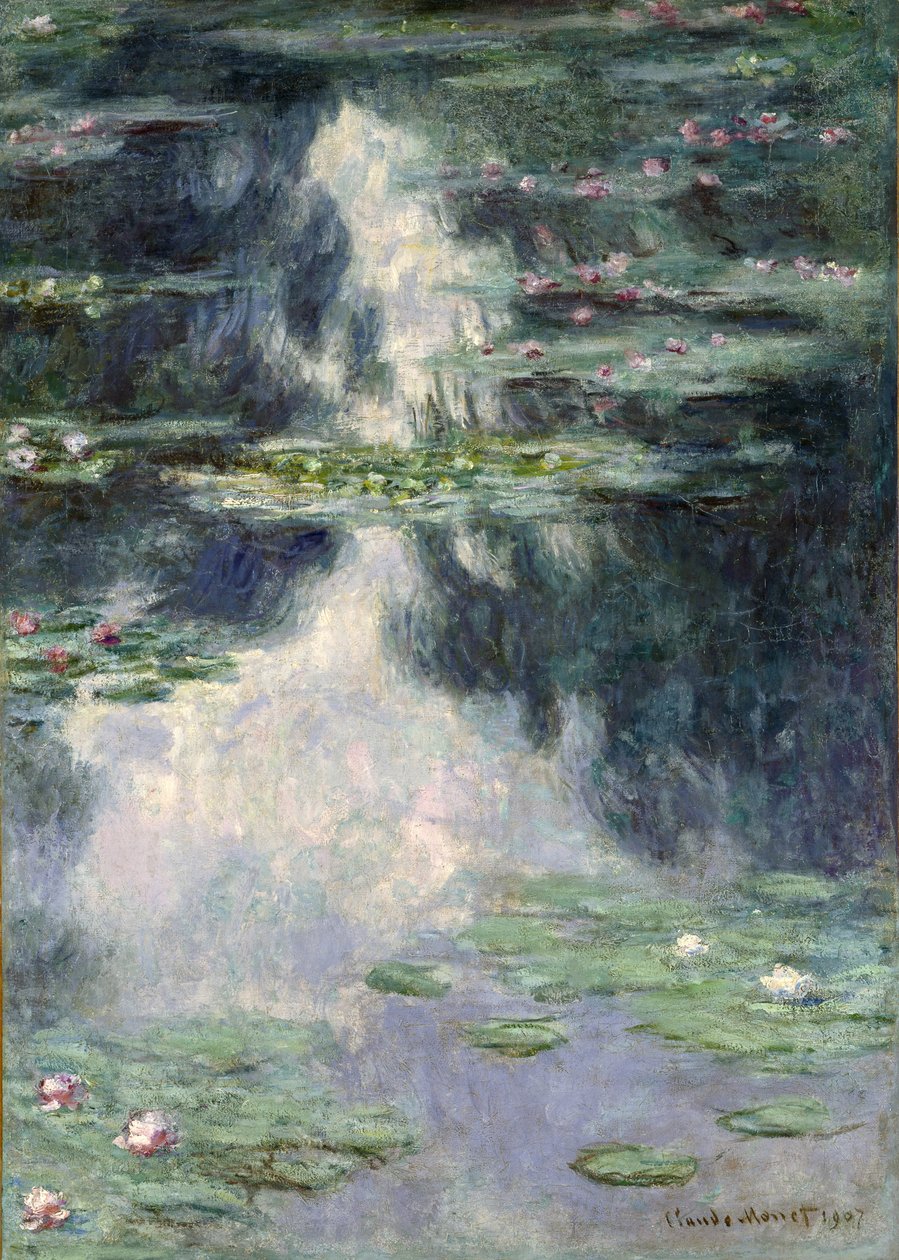 Nilüferli Gölet, 1907 by Claude Monet