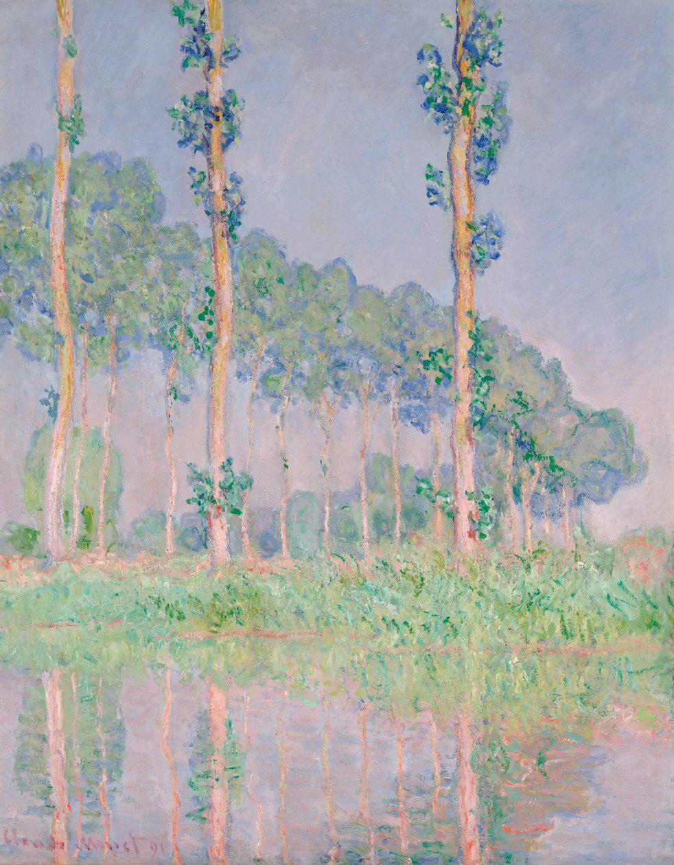 Kavak, Pembe Efekt by Claude Monet