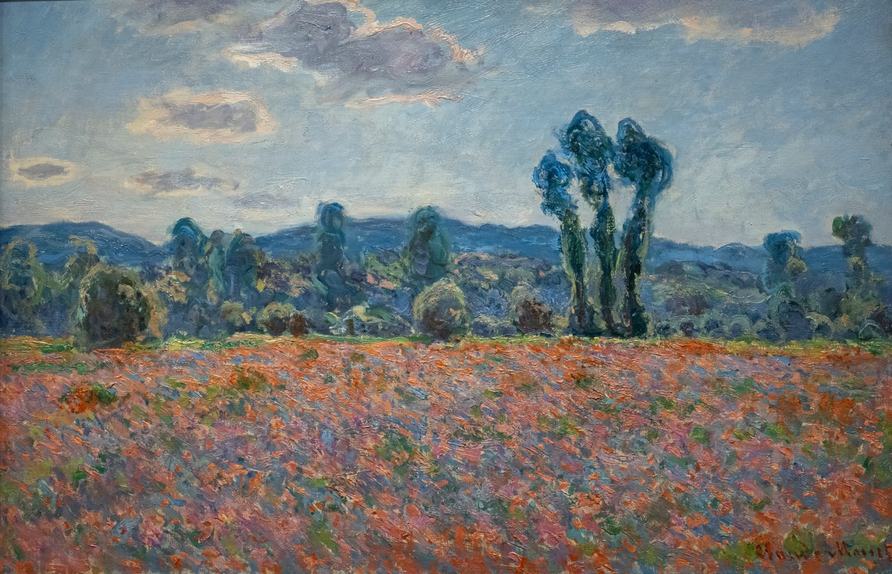 haşhaş tarlası by Claude Monet