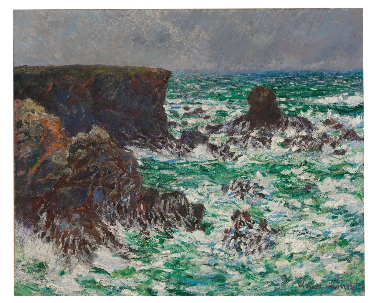 Port-Coton: Aslan, 1886 by Claude Monet