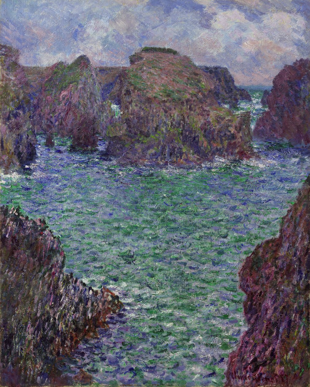 Port-Goulphar, Belle-Ile, 1887 by Claude Monet