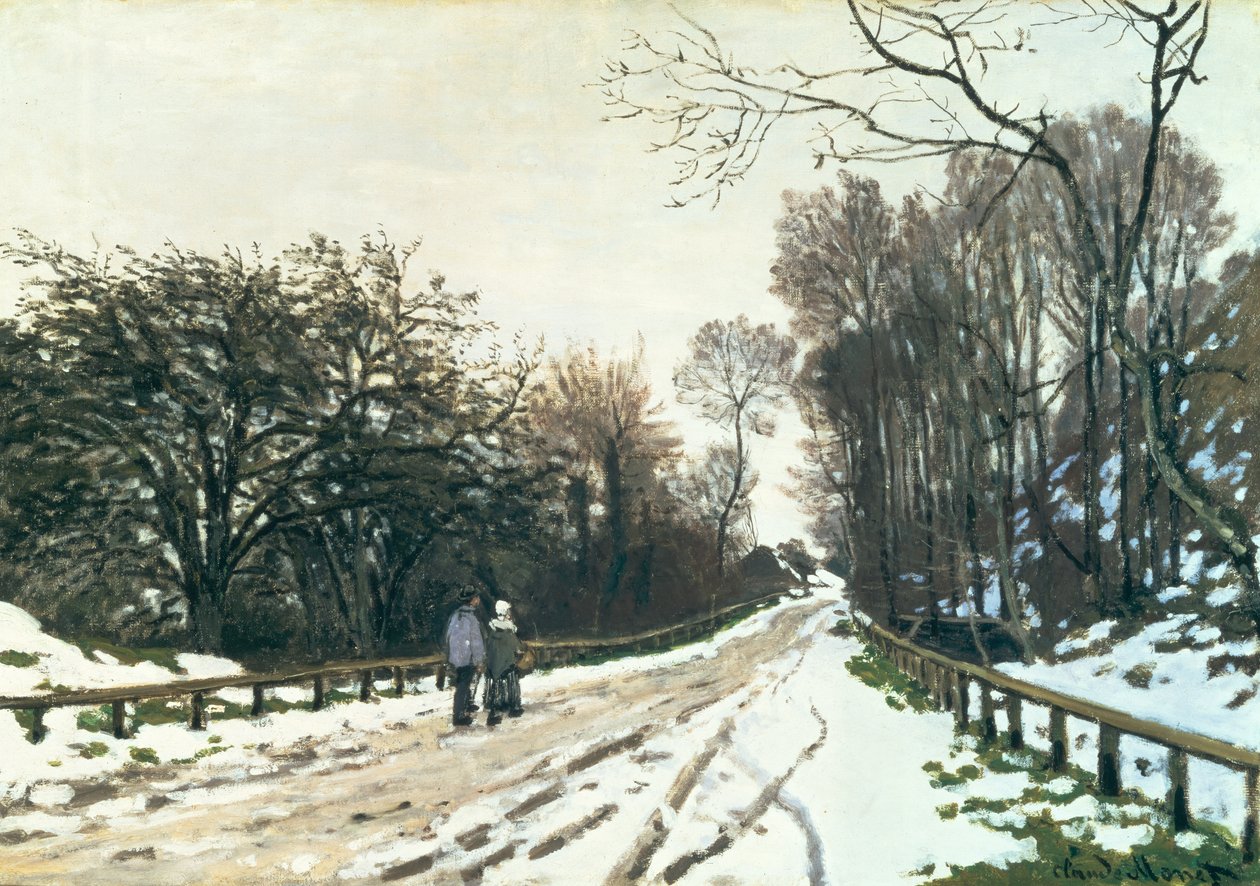 Çiftliğe Doğru Yol, St. Simeon, Honfleur, c.1867 by Claude Monet