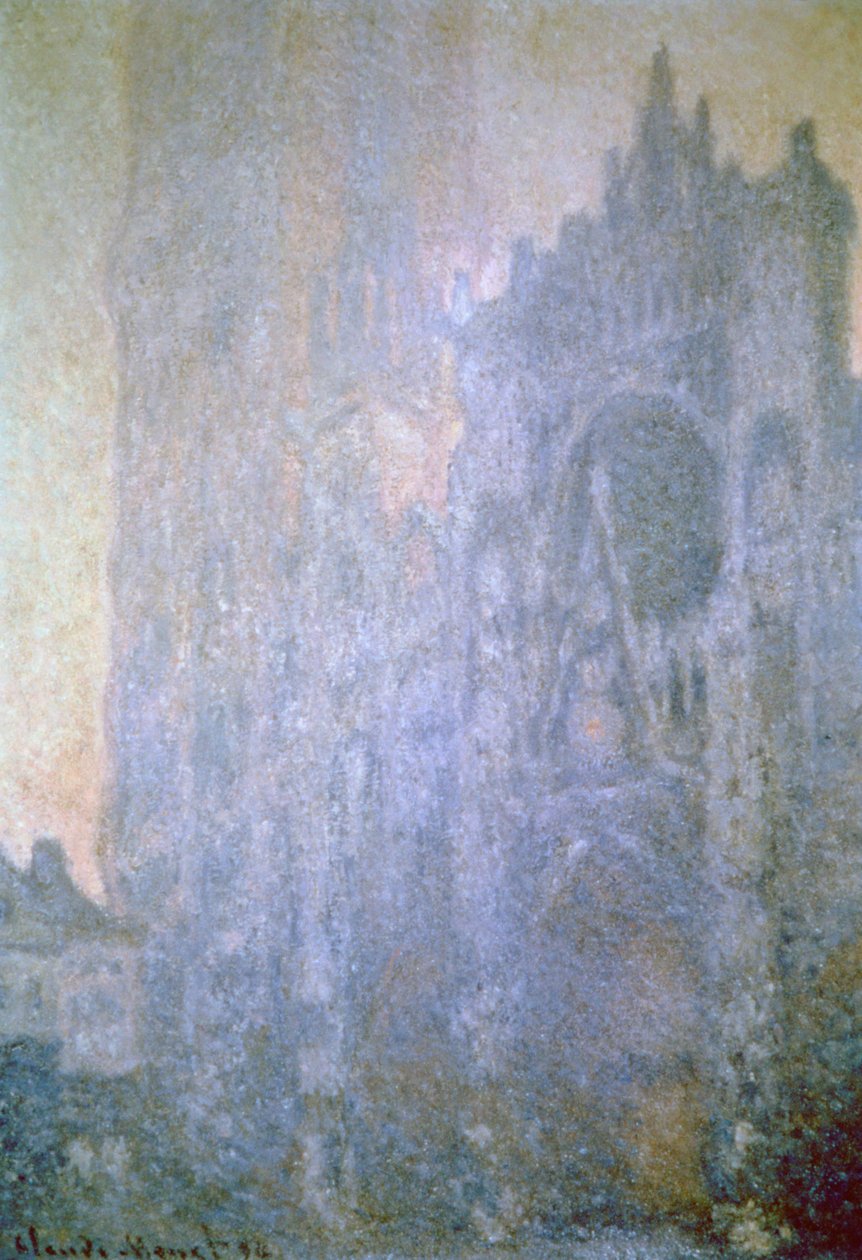 Rouen Katedrali, Sabah Işığı, 1894 by Claude Monet