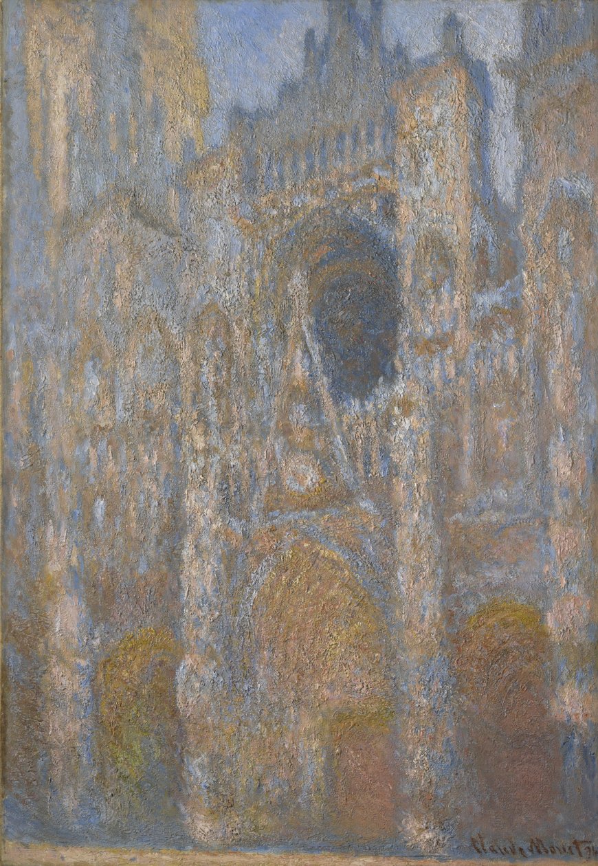 Rouen Katedrali, Cephe, c.1892-94 by Claude Monet
