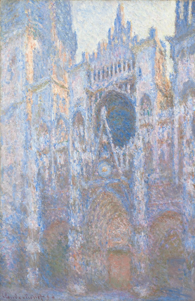 Rouen Katedrali, Batı Cephesi by Claude Monet