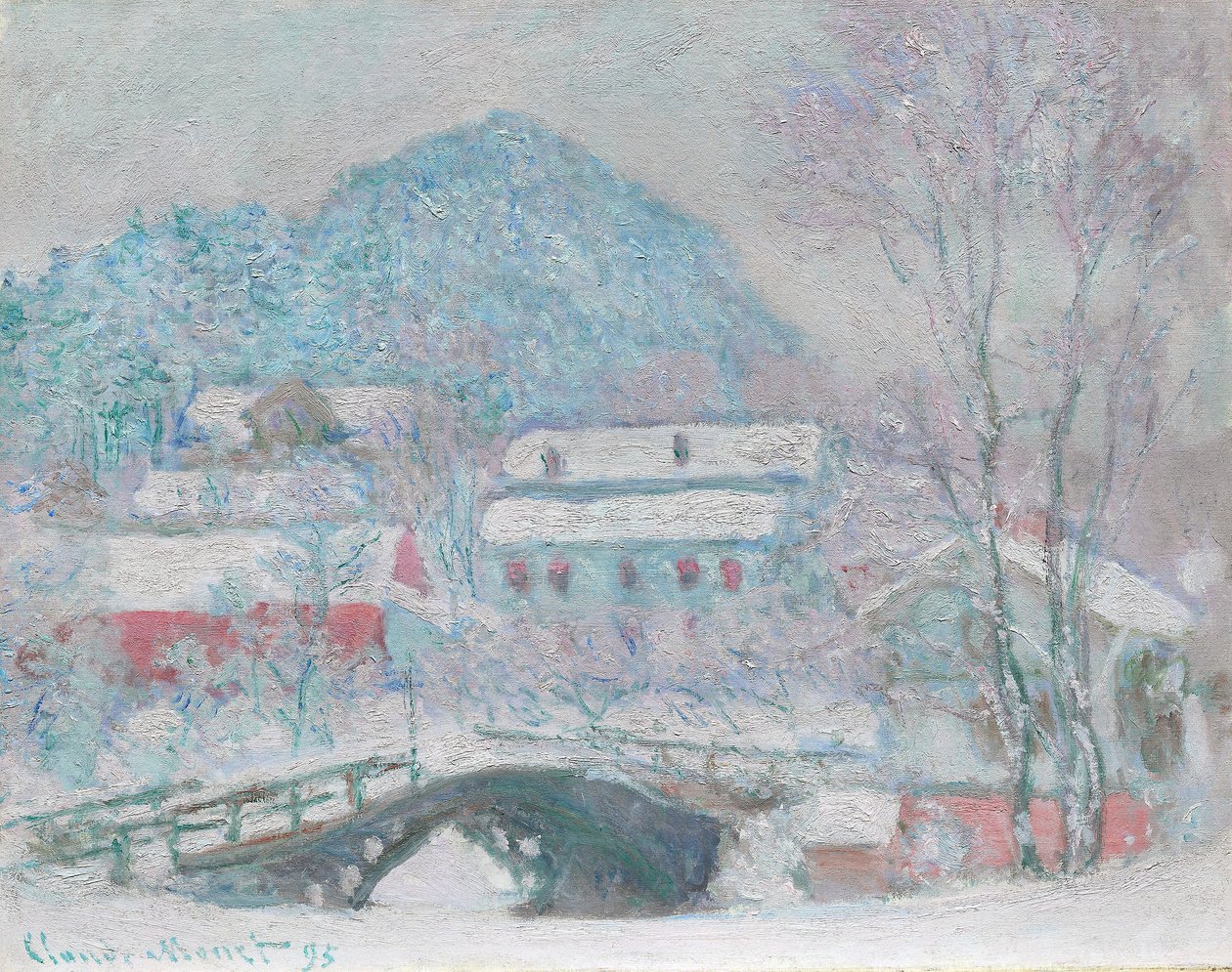 Sandvika, Norveç, 1895 by Claude Monet