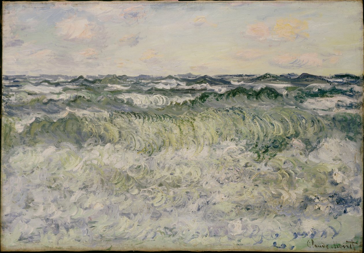deniz manzarası, 1881 by Claude Monet