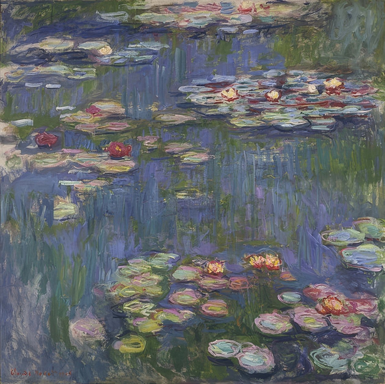 Su zambakları. 1916 by Claude Monet
