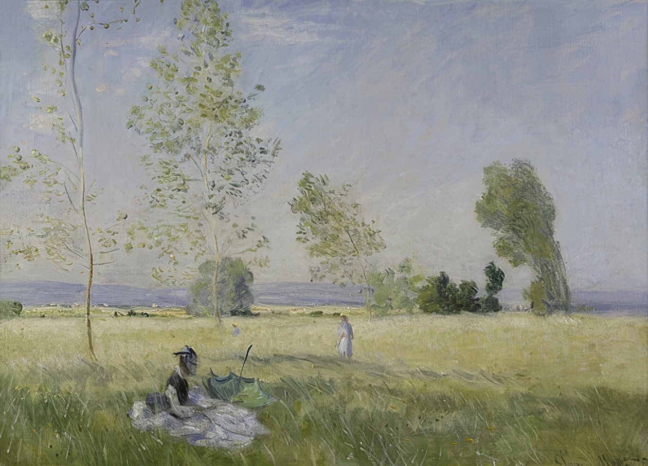 Yaz mevsimi. 1874 by Claude Monet