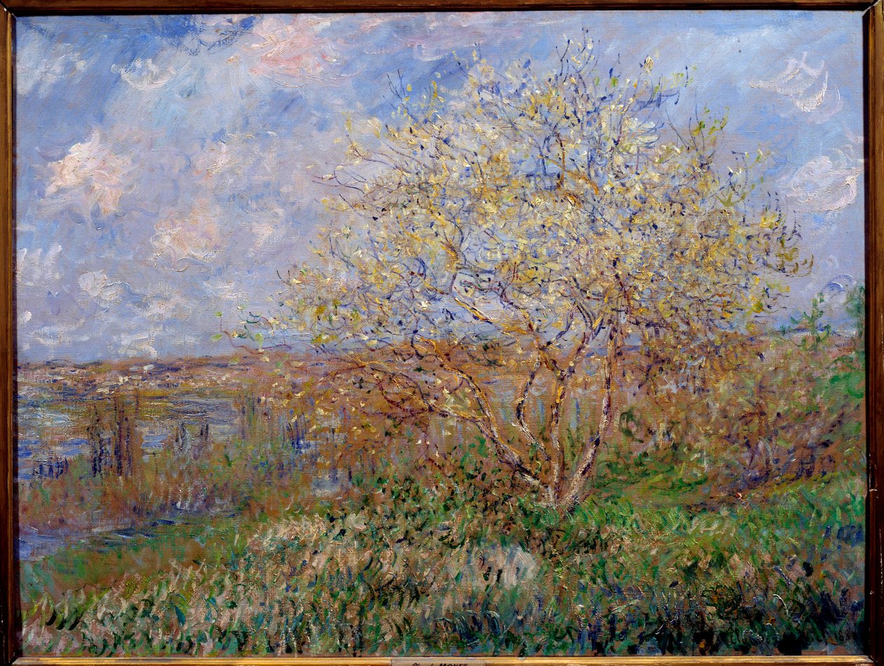Bahar Tablosu Claude Monet (1840-1926) 1882 Boyut 0.60 x 0.79 m Lyon, Güzel Sanatlar Müzesi by Claude Monet