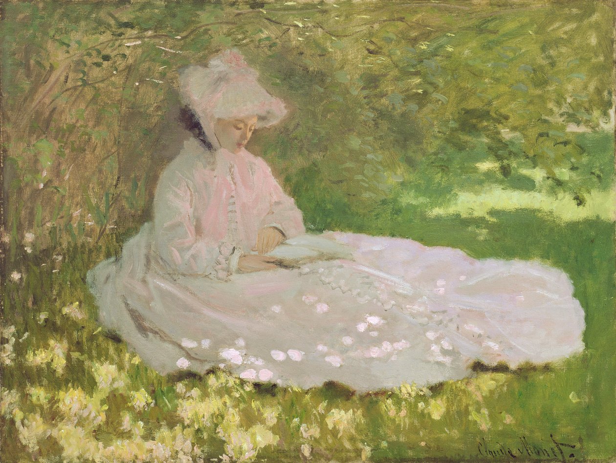 ilkbahar by Claude Monet