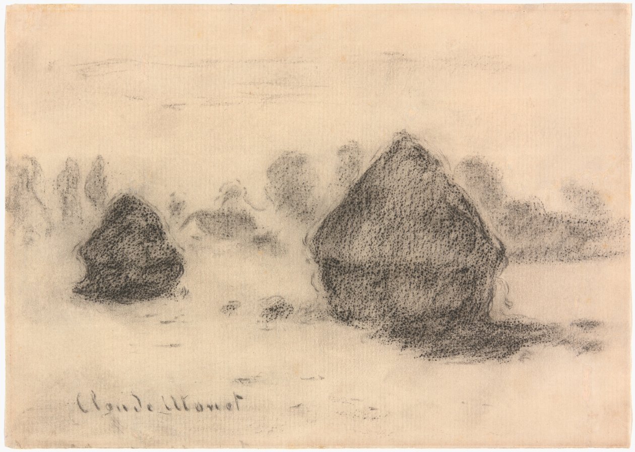 Buğday Yığınları by Claude Monet