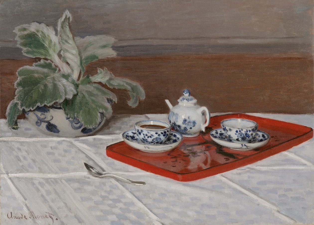 Natürmort, Çay Servisi by Claude Monet