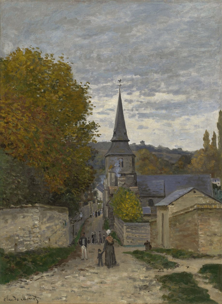 Sainte-Adres Caddesi, 1867 by Claude Monet