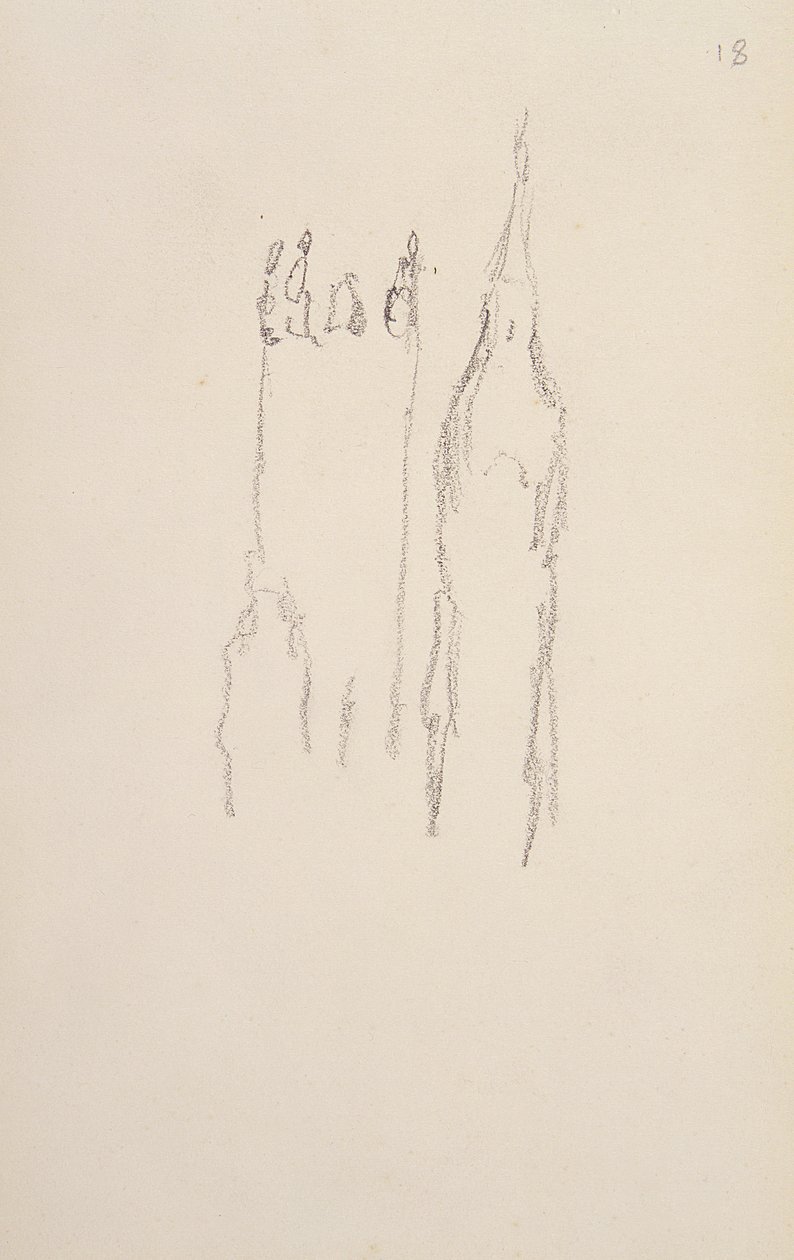 Londra serisi için çalışma, Parlamento Evleri by Claude Monet