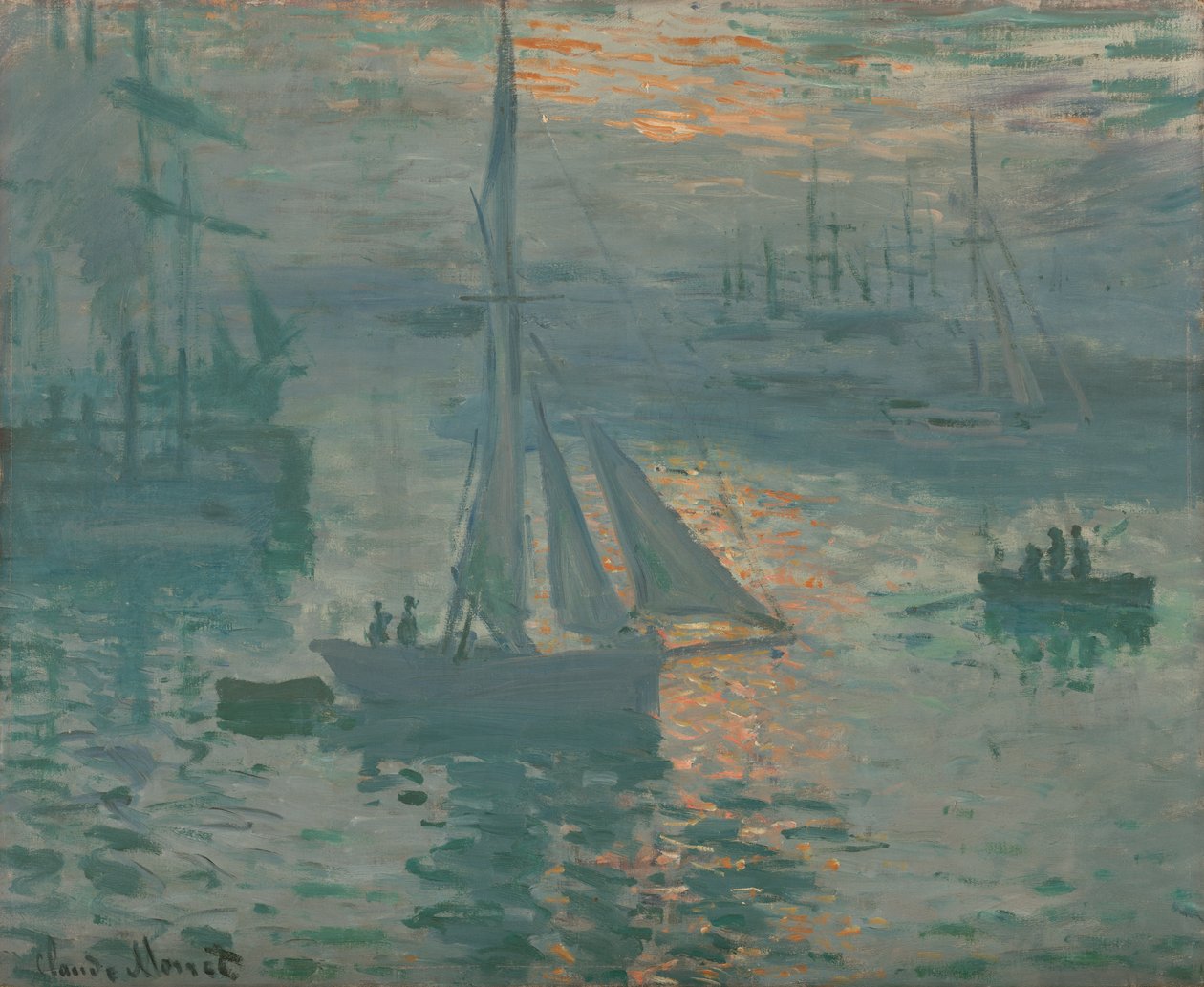 Gün Doğumu (Denizcilik) by Claude Monet