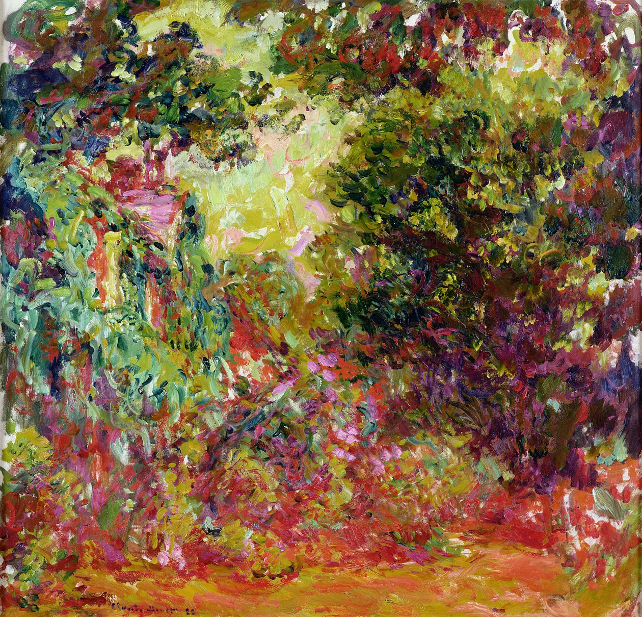 Gül Bahçesinden Sanatçılar Evi by Claude Monet