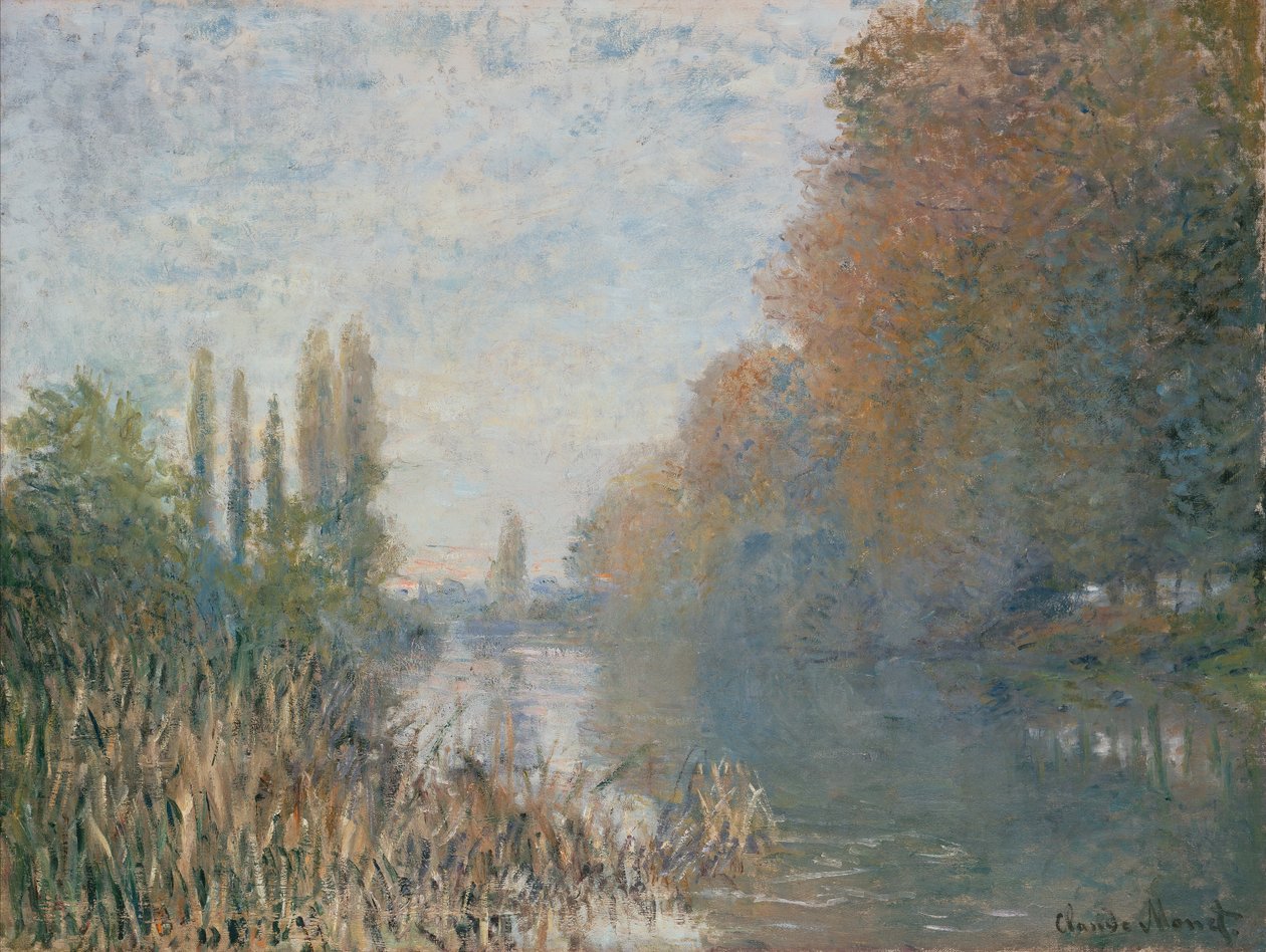 Sonbaharda Seine Kıyıları by Claude Monet