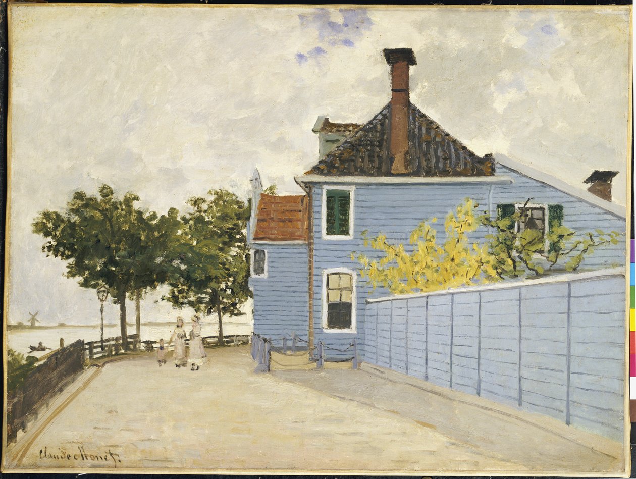 Mavi Ev, Zaandam by Claude Monet