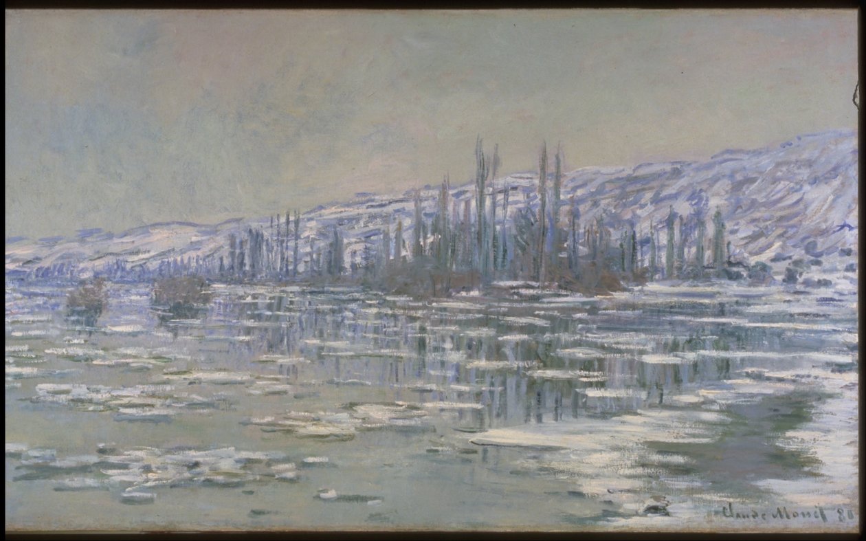 Buzun Parçalanması (La Débâcle veya Les Glaçons) by Claude Monet