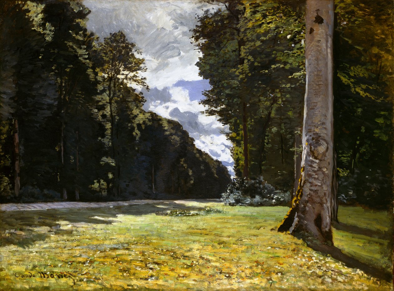 Fontainebleau Ormanı boyunca Chailly Yolu by Claude Monet