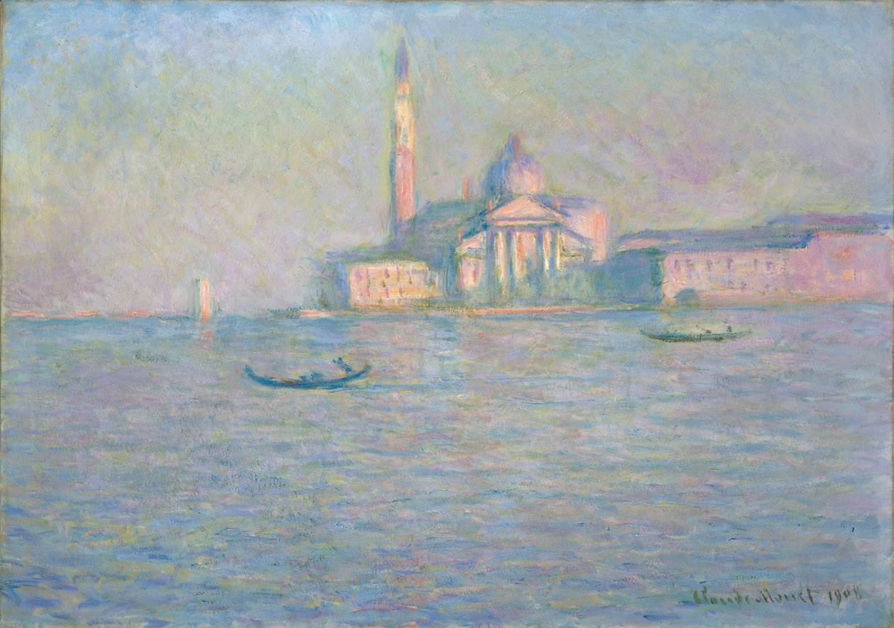San Giorgio Maggiore Kilisesi, Venedik, 1908 by Claude Monet