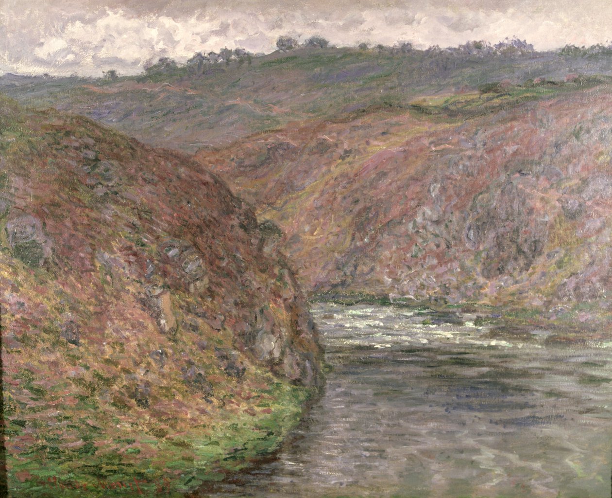 Creuse, Karanlık hava by Claude Monet