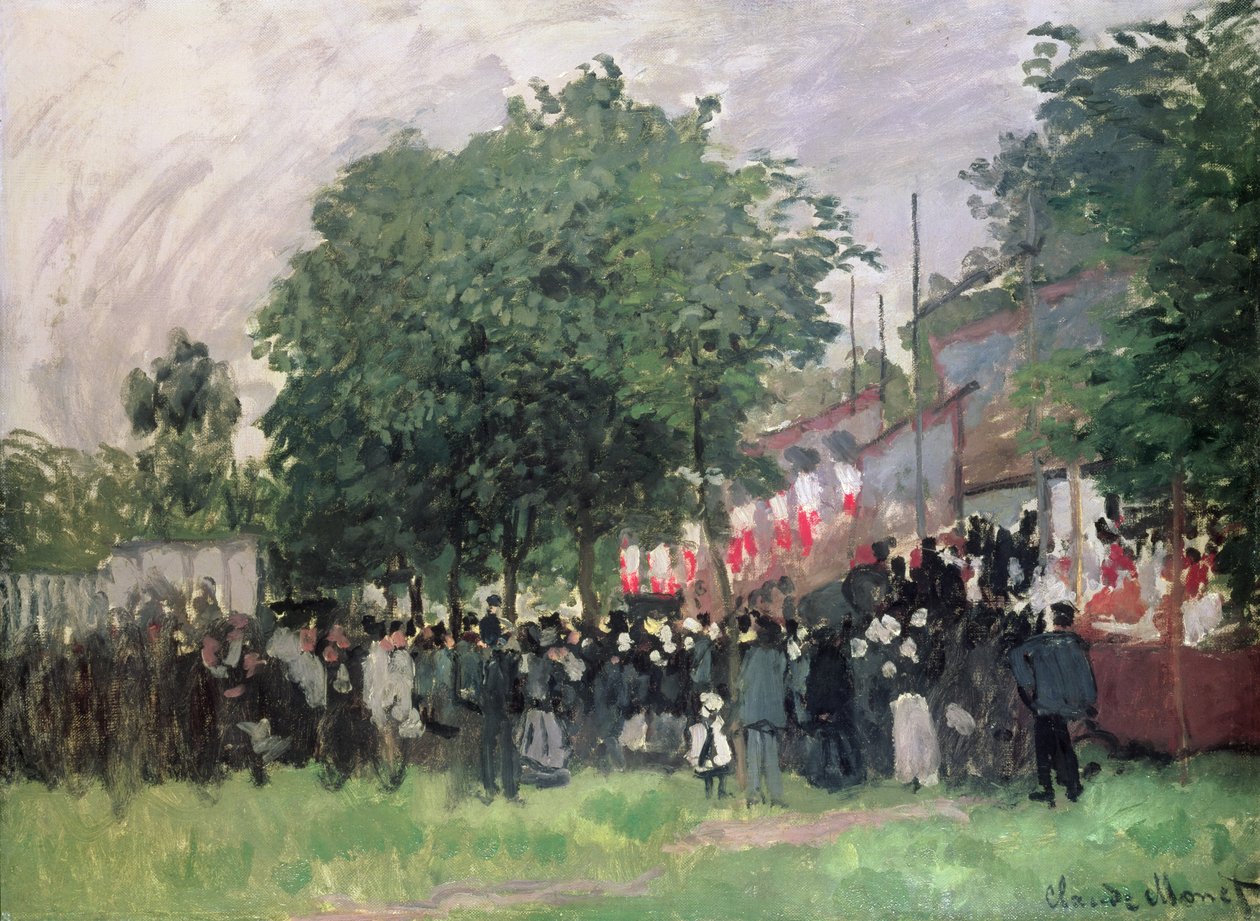 On Dört Temmuz by Claude Monet