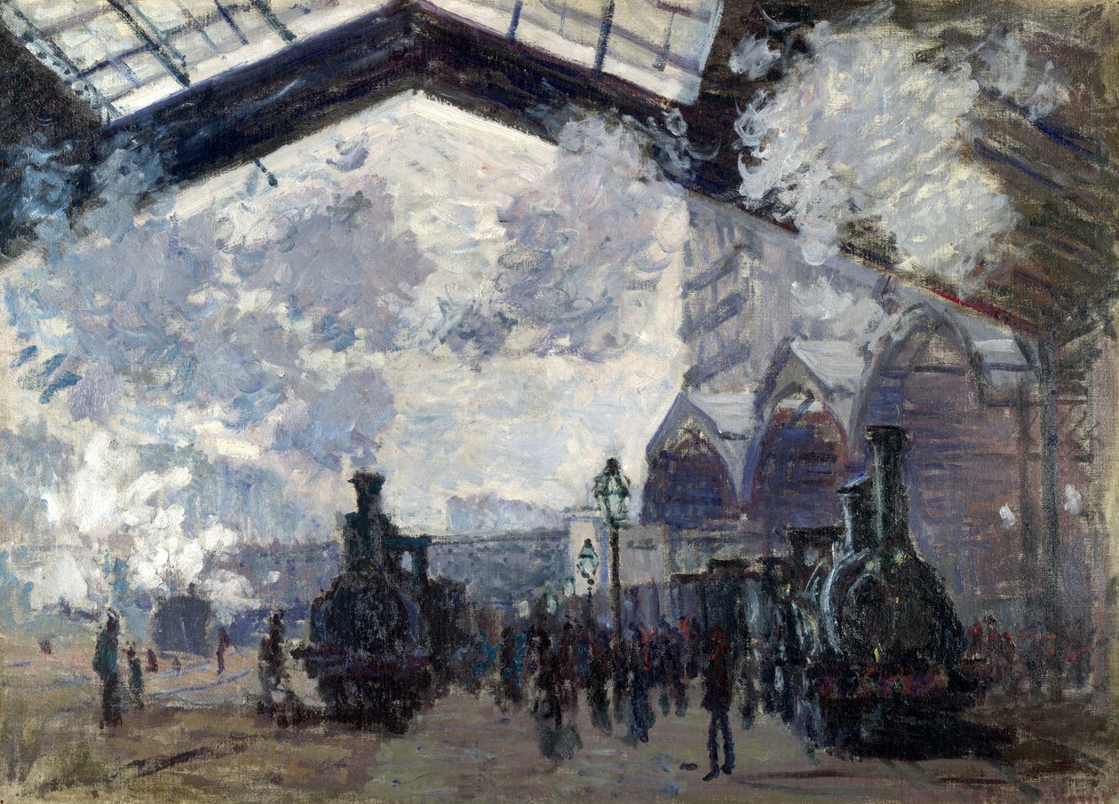 Gare St-Lazare by Claude Monet