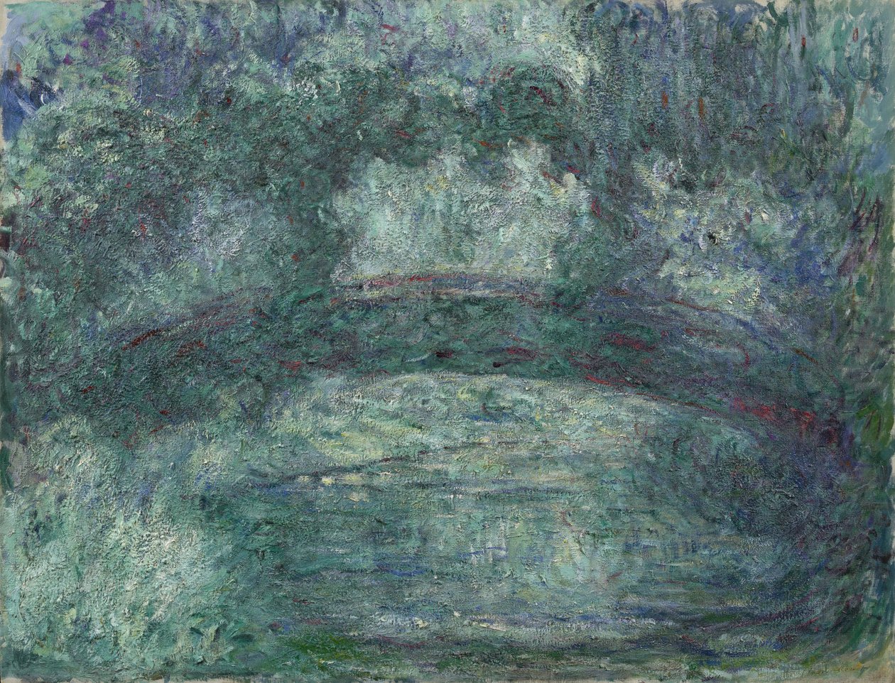 Japon köprüsü, 1919-1924 by Claude Monet