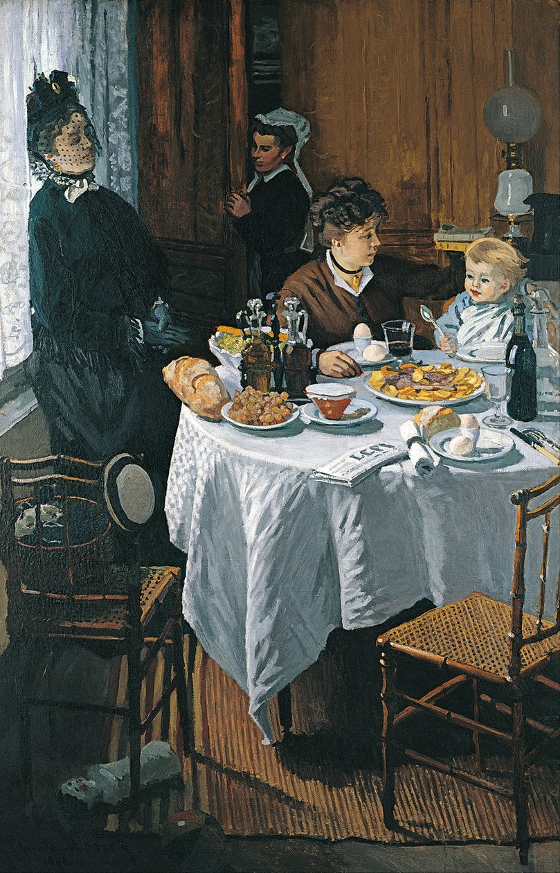 Öğle yemeği by Claude Monet