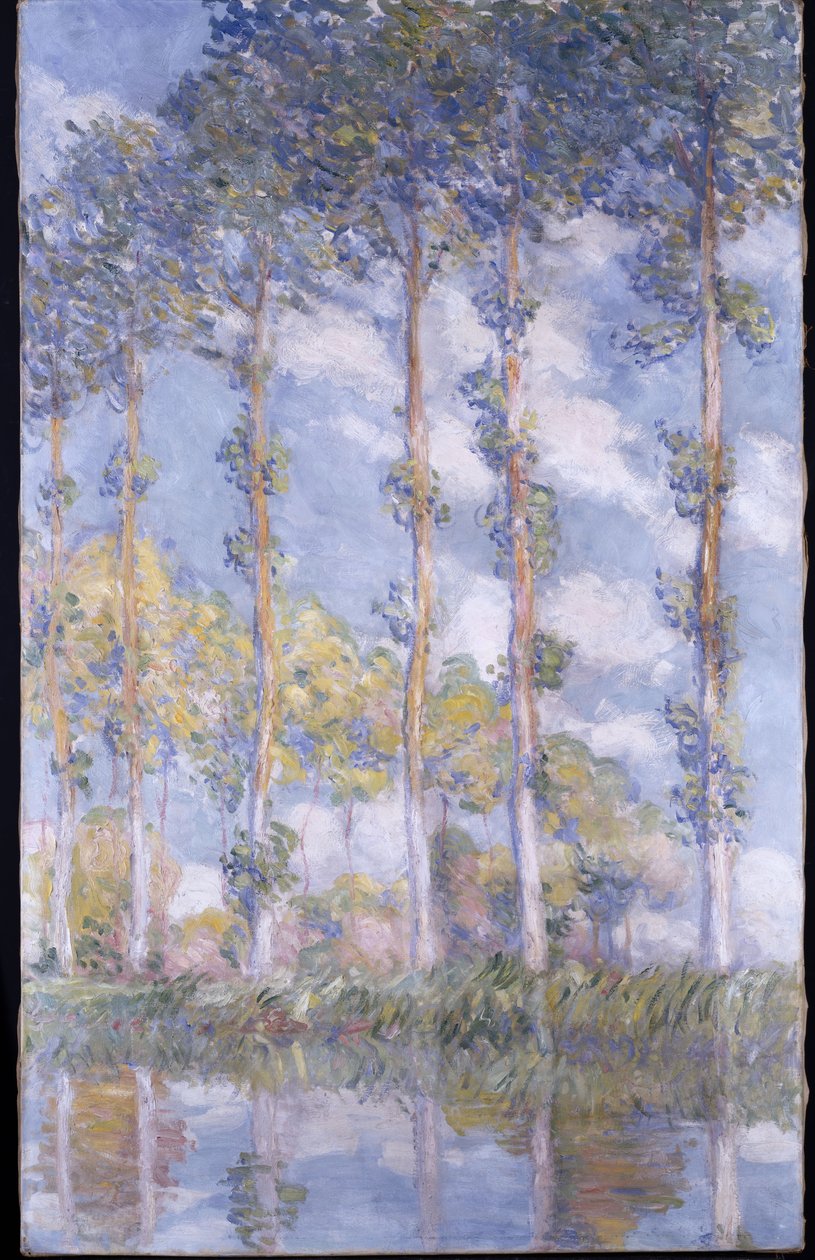 kavaklar by Claude Monet