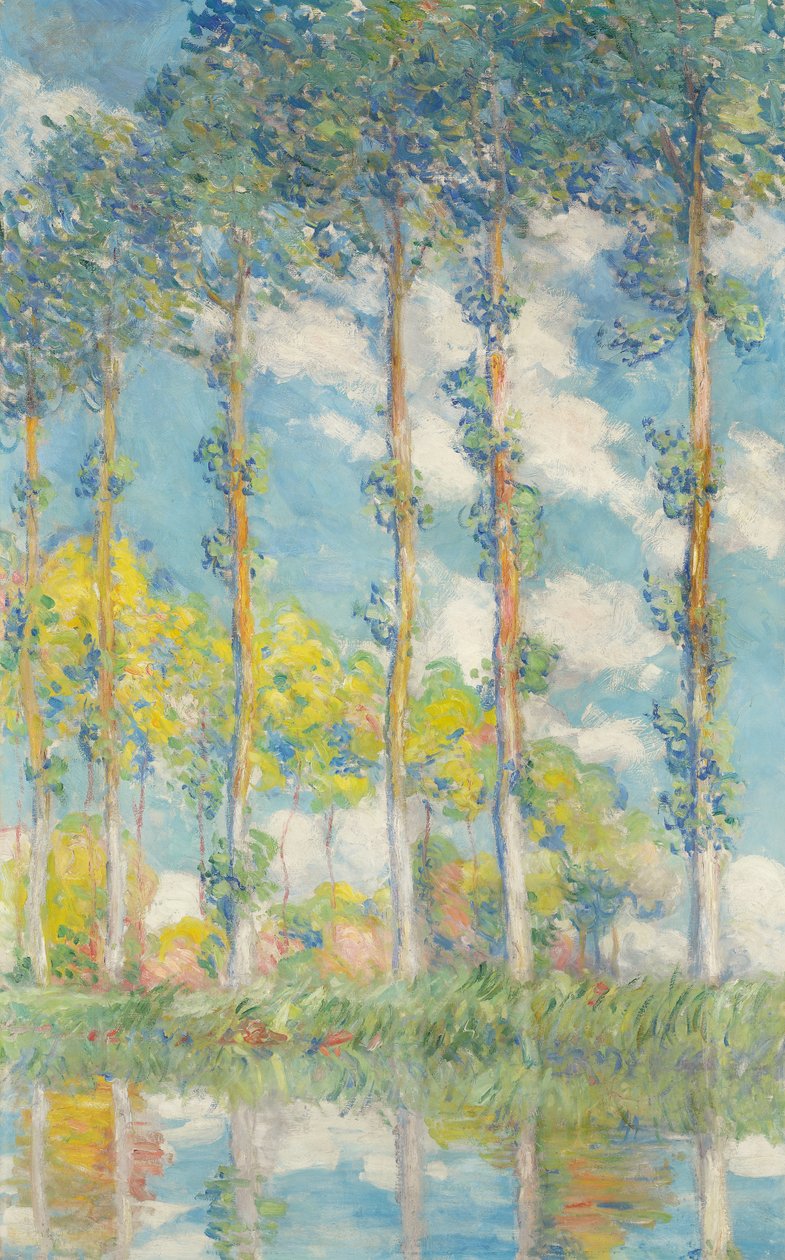 Kavaklar; Kavaklar, 1891 by Claude Monet