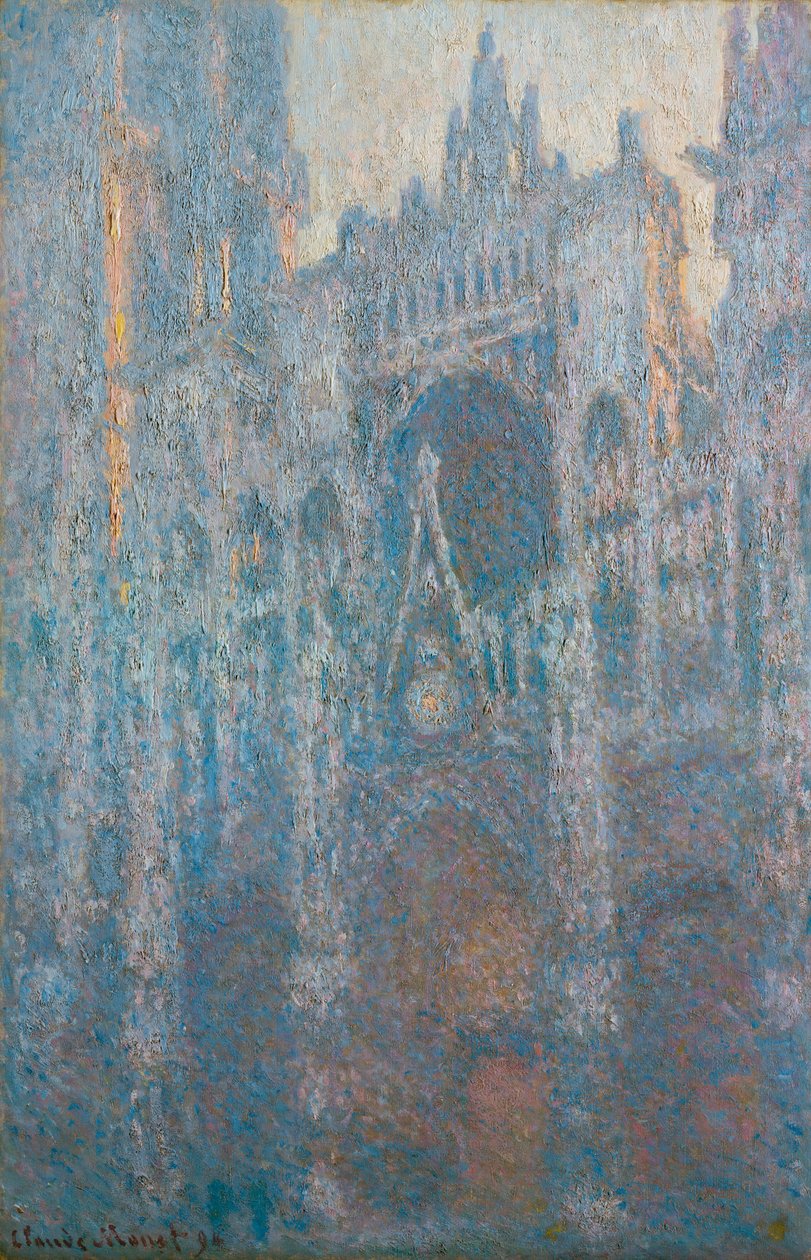 Sabah Işığında Rouen Katedrali Portalı, 1894 by Claude Monet