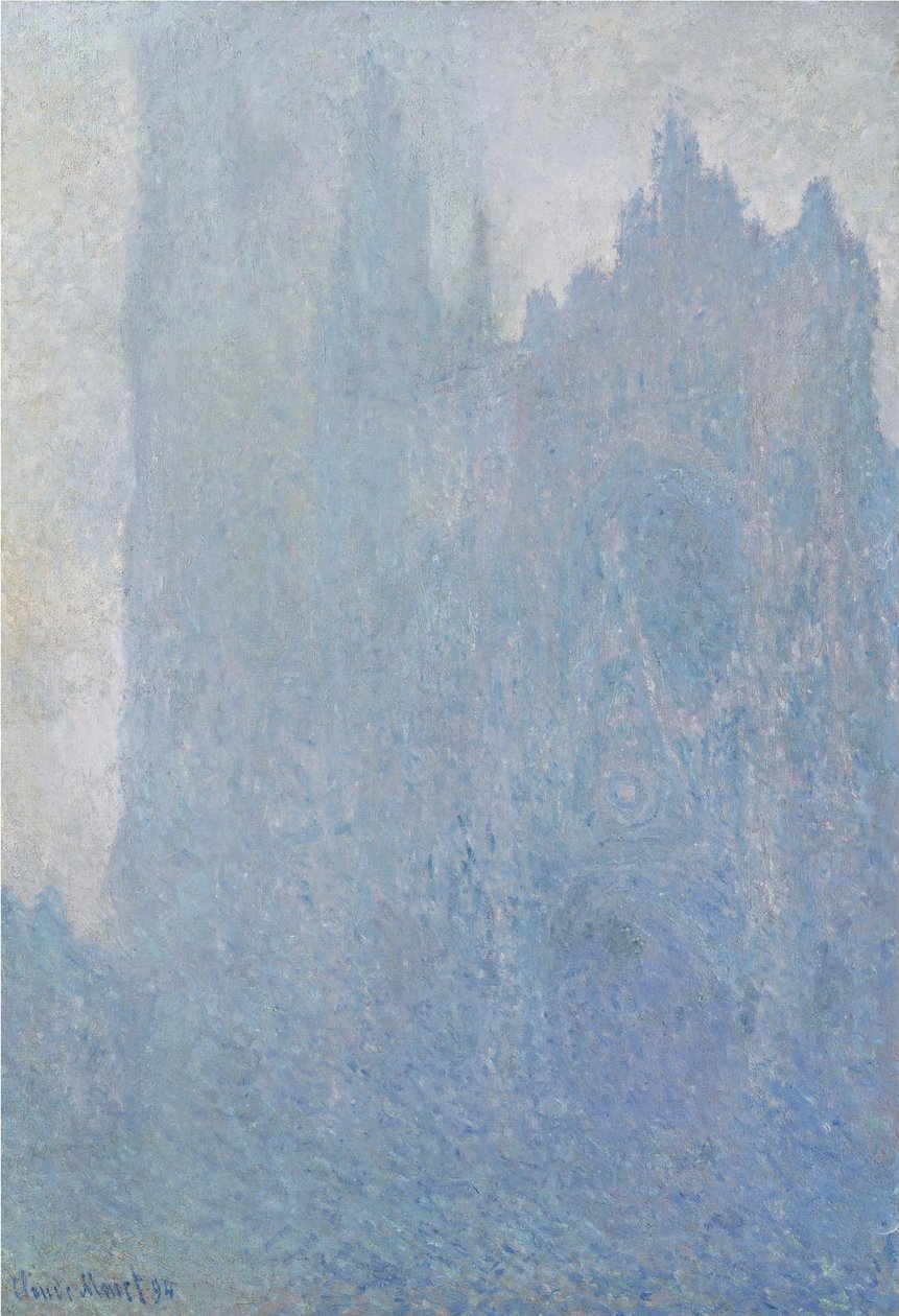 Sis içindeki Rouen Katedrali, 1893 by Claude Monet