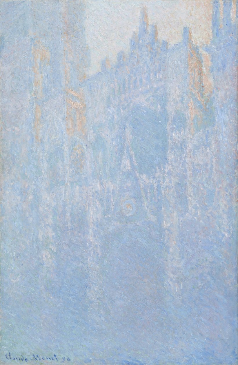 Rouen Katedrali, Portal, Sabah Sisi, 1894 by Claude Monet