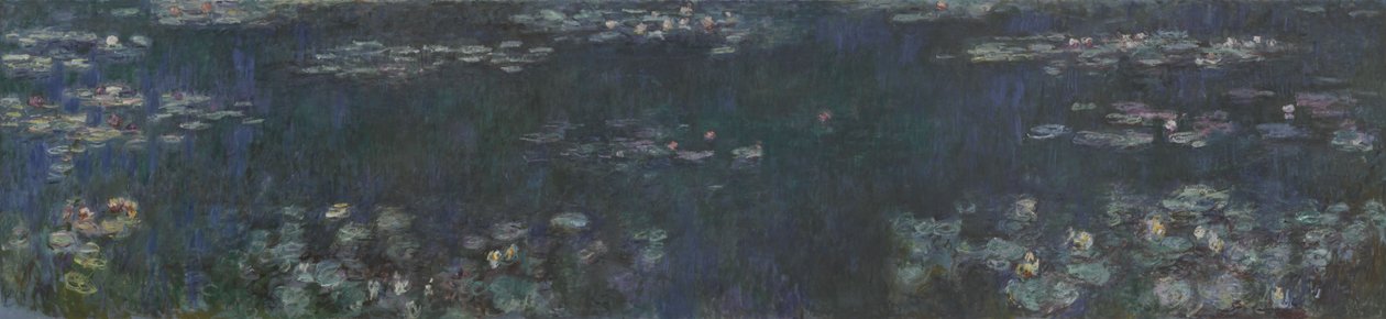 Nilüferler - Yeşil Yansımalar, 1914-1926 by Claude Monet