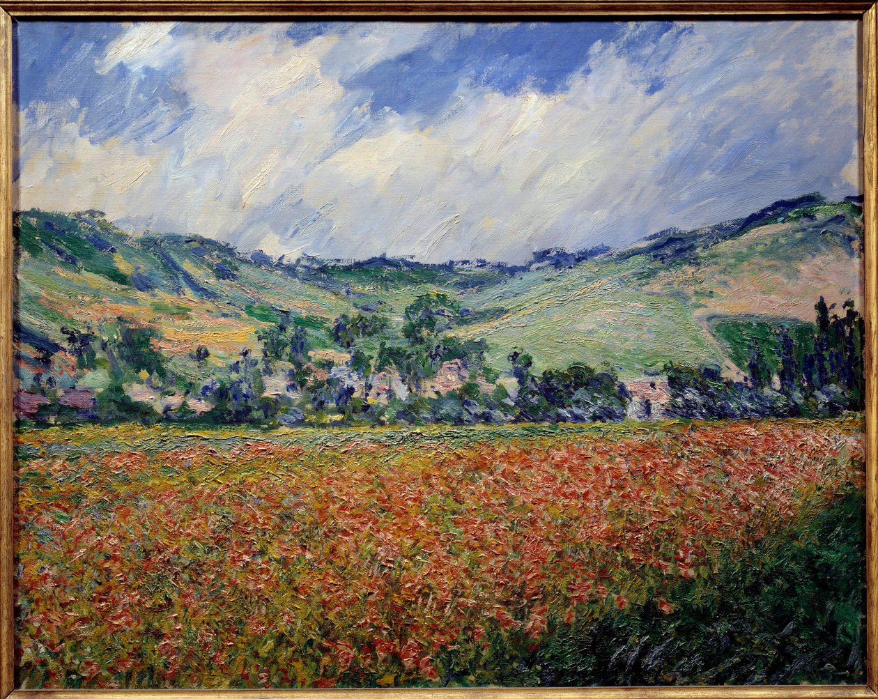 haşhaş tarlası by Claude Monet