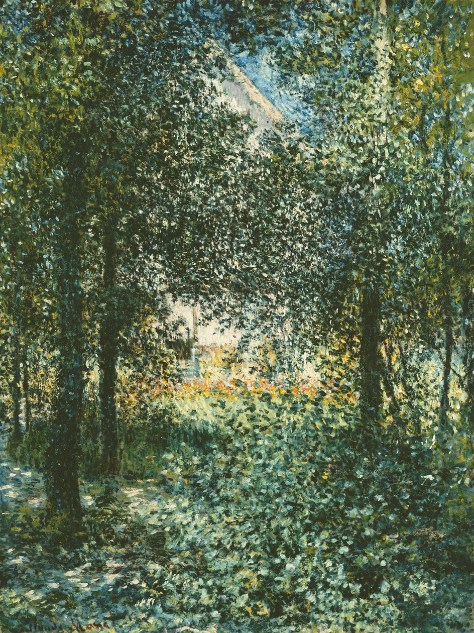 Çalılık: Argenteuil Evi, 1876 by Claude Monet