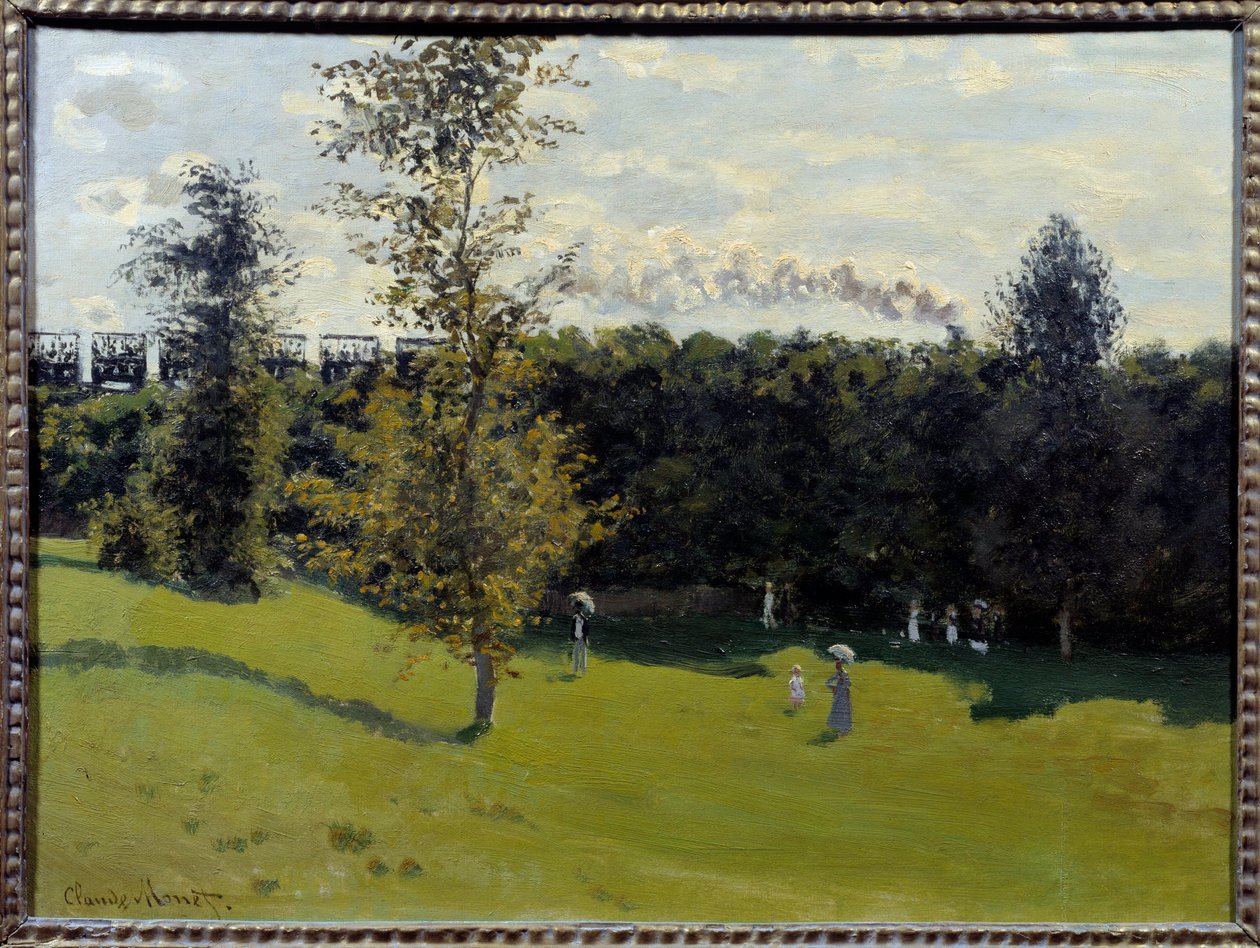 Kırsalda Tren Tablosu Claude Monet (1840-1926) 1870 Güneş. 0,5x0,65 m Paris, Musee d