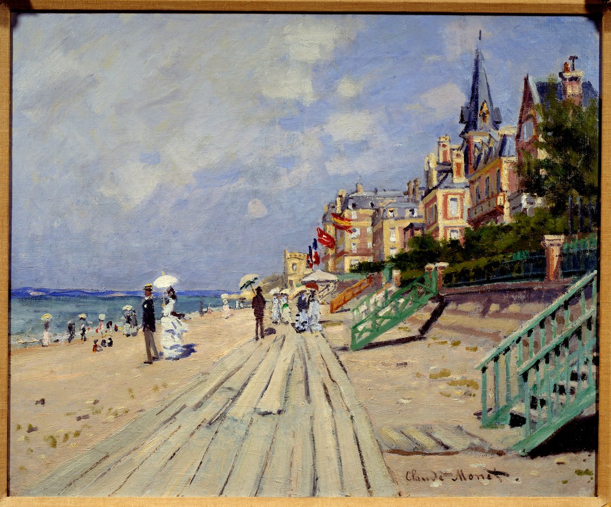 Trouville Plajı. Claude Monet