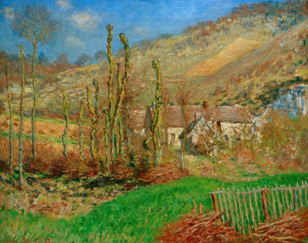 Kışın Val de Falaise by Claude Monet