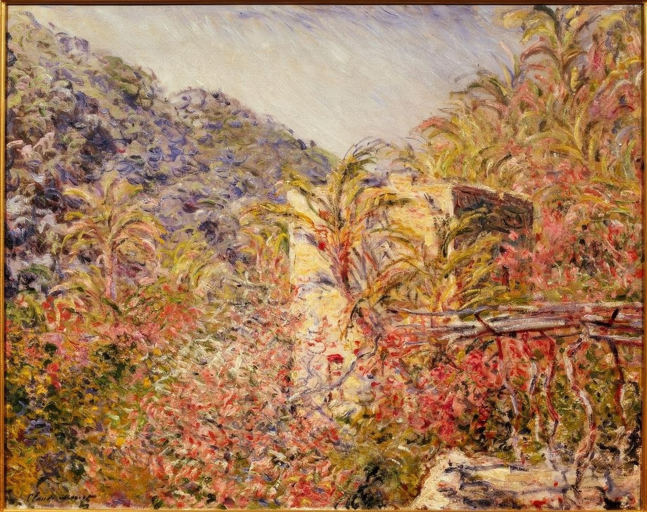 Sasso vadisi, güneş etkisi by Claude Monet