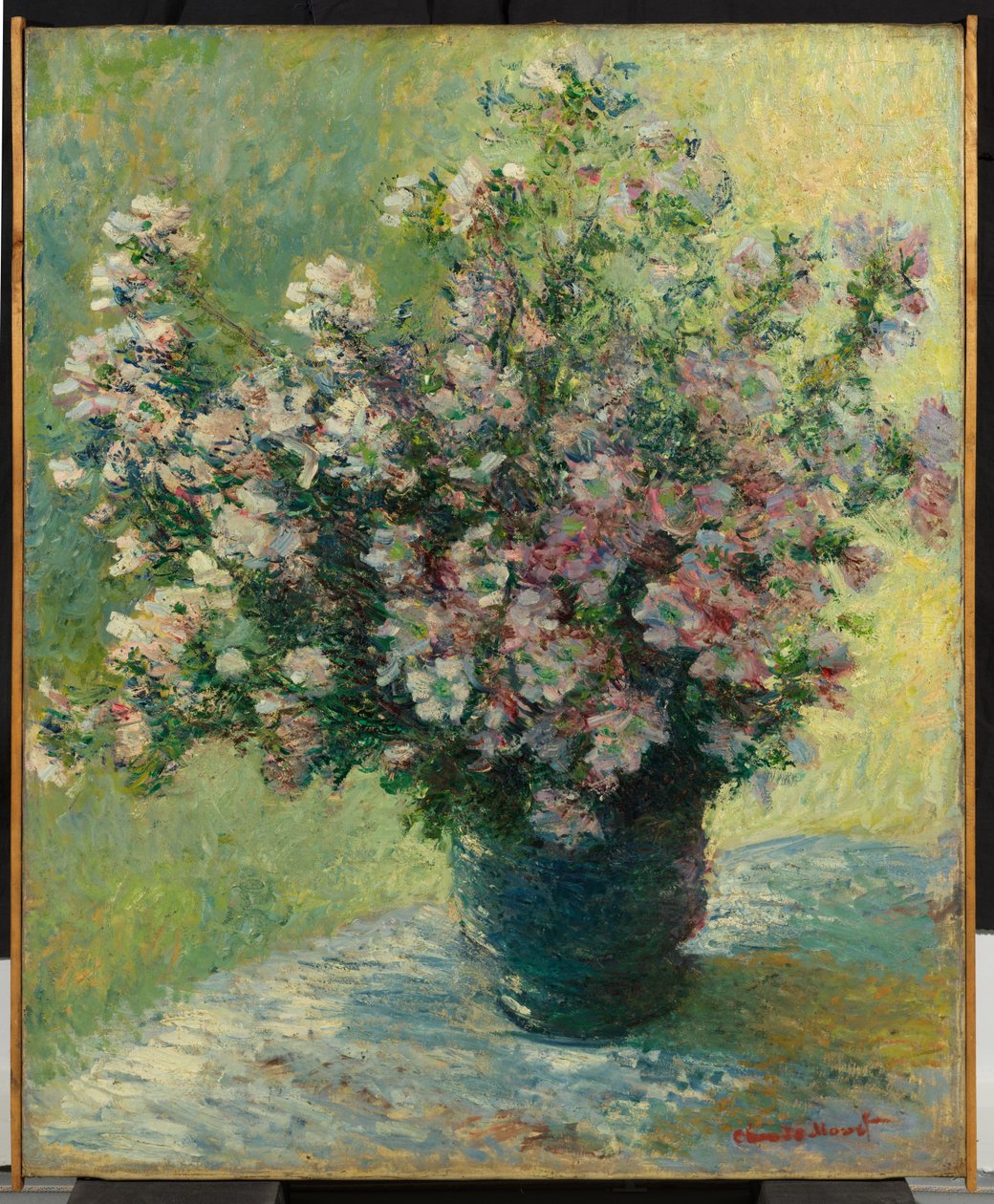 Çiçek vazosu by Claude Monet