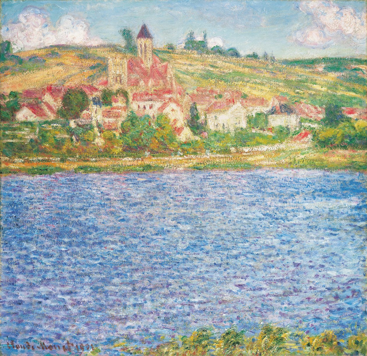 Vetheuil, Öğleden Sonra, 1901 by Claude Monet