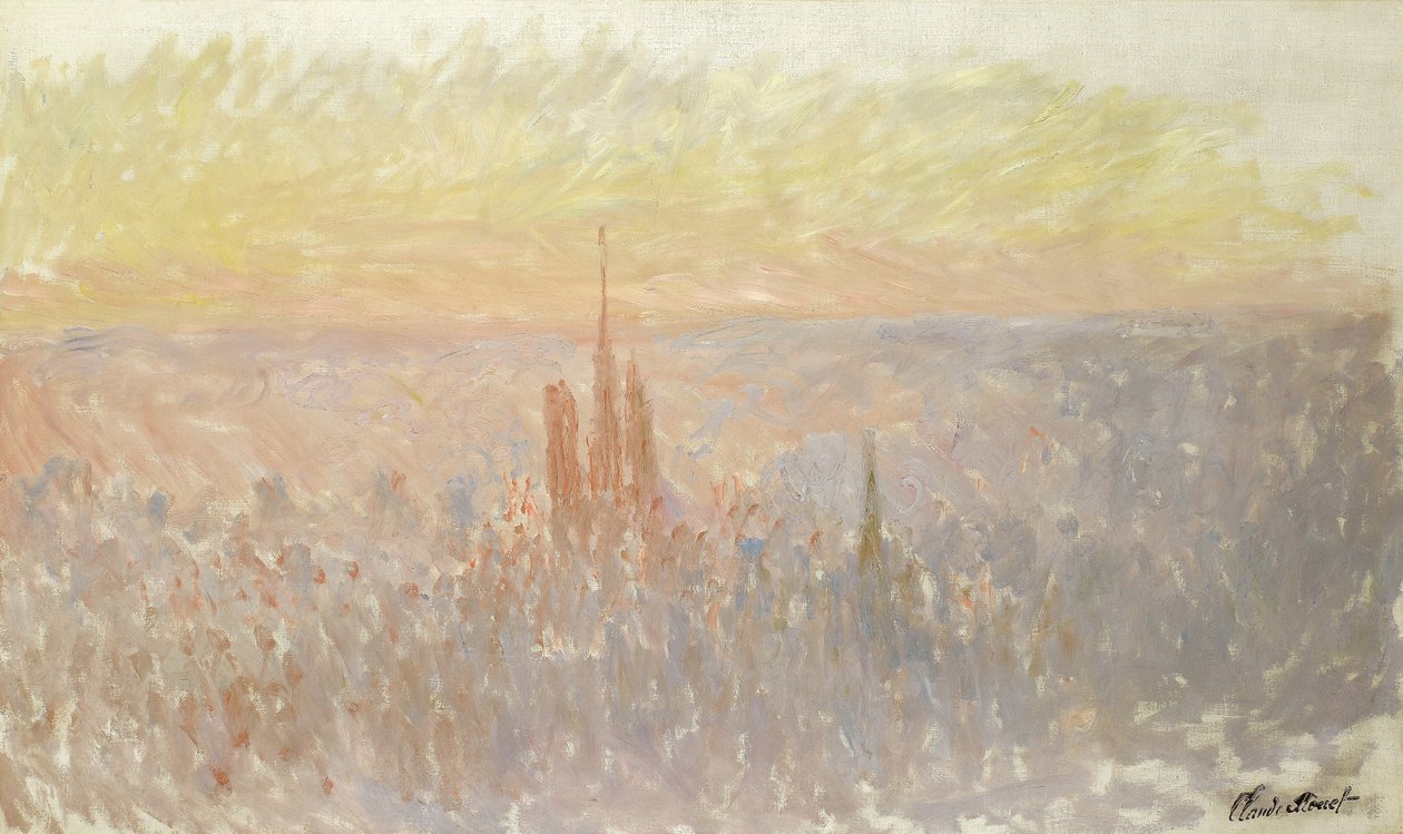 Rouen manzarası by Claude Monet
