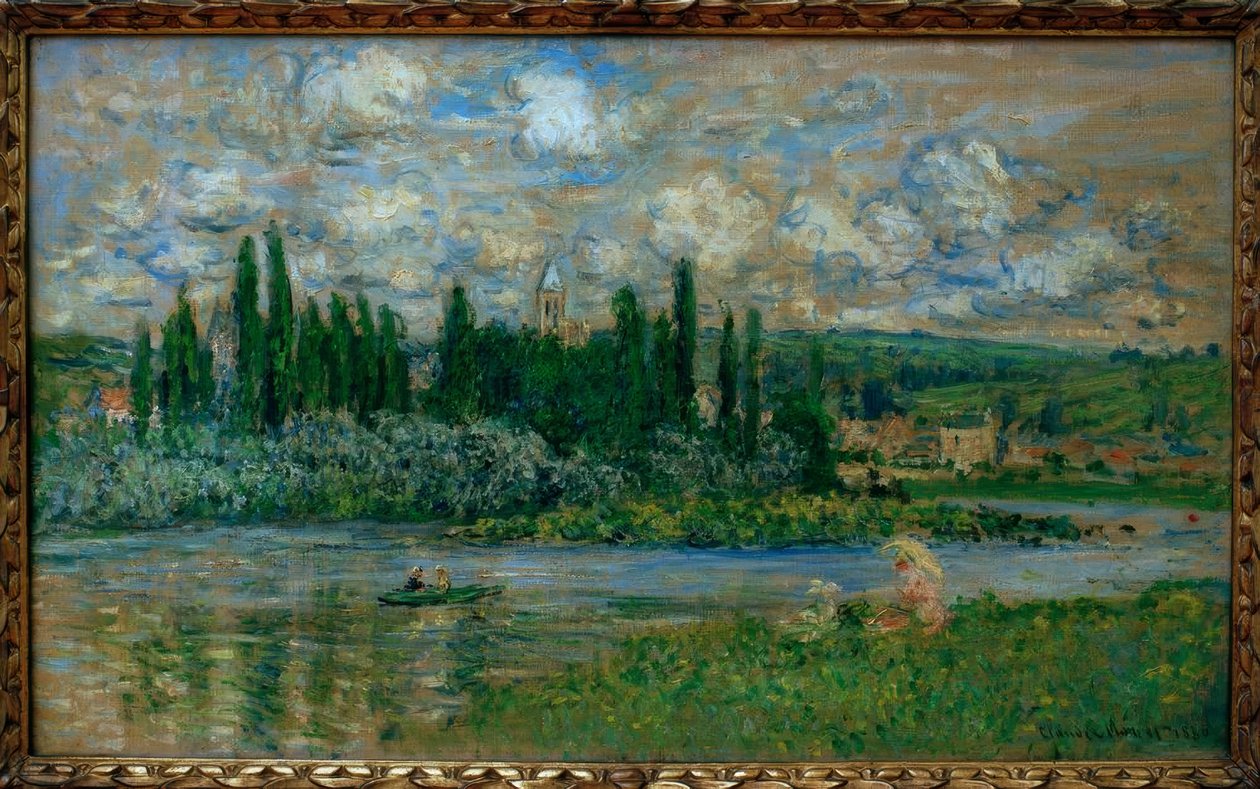 Vue de Vetheuil (Ansicht von Vetheuil sur Seine) by Claude Monet