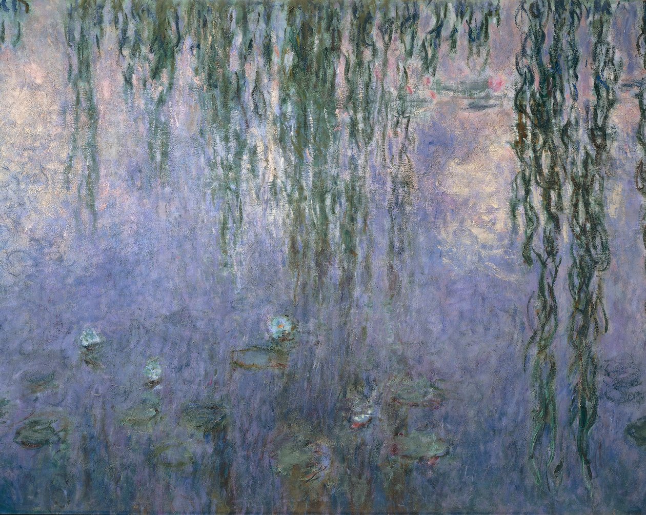 Nilüferler, Claude Monet, detay by Claude Monet